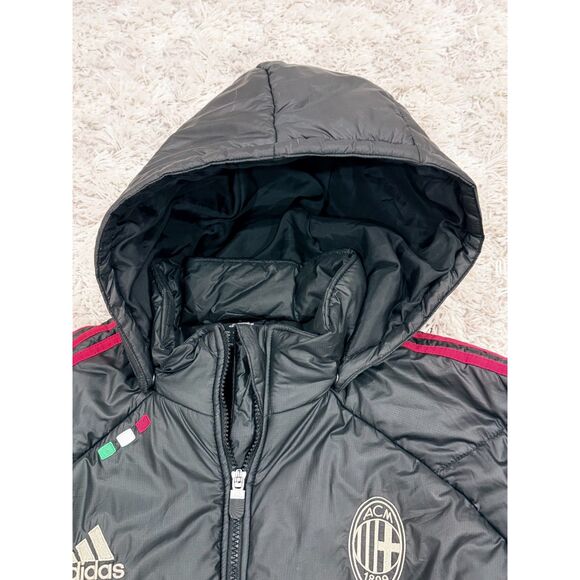 ADIDAS AC Milan Puffer Jacket Men Size XL - Picture 4 of 8